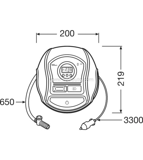 Osram TYREinflate 400 Légkompresszor - Feltekerhető gumiabroncs pumpa Osram TYREinflate 400 Légkompresszor - Feltekerhető gumiabroncs pumpa